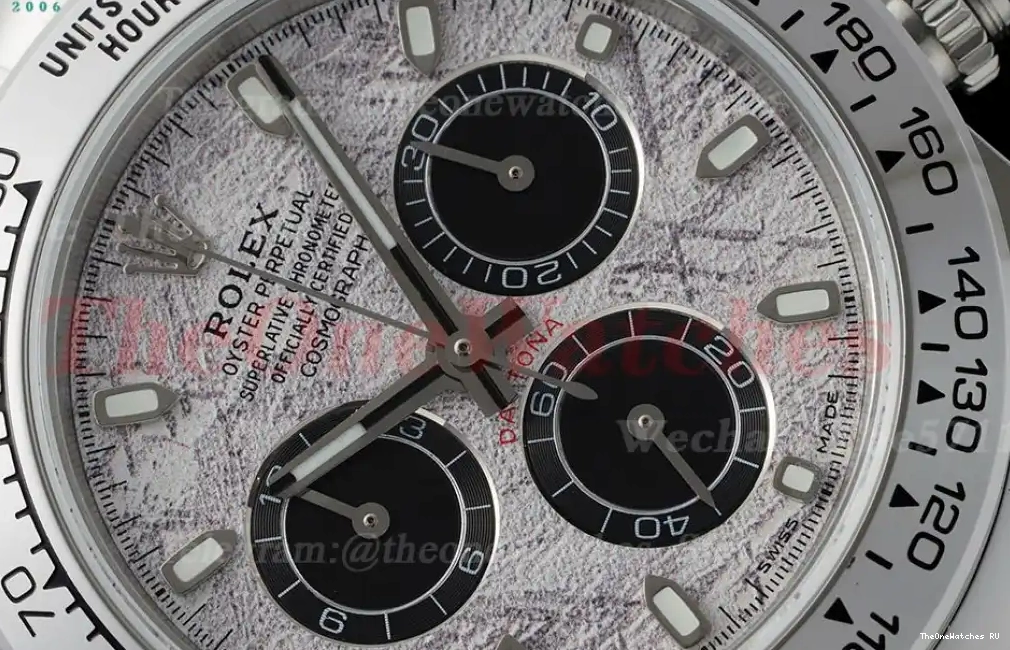 Meteorite SS Daytona 904 116509 A7750 EWF SS Dial 0420